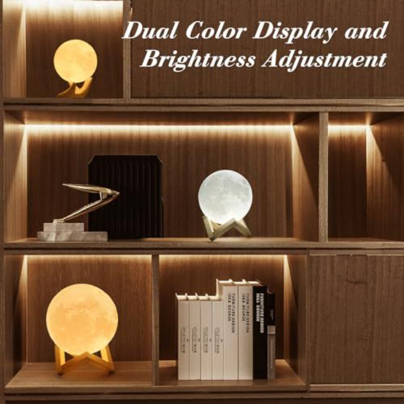 Moon Shaped Lamp Night Light-LED Solar Fairy Lights