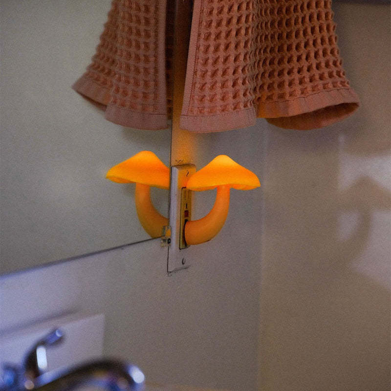 Mushroom Wall Light With Changing Theme-LED Solar Fairy Lights