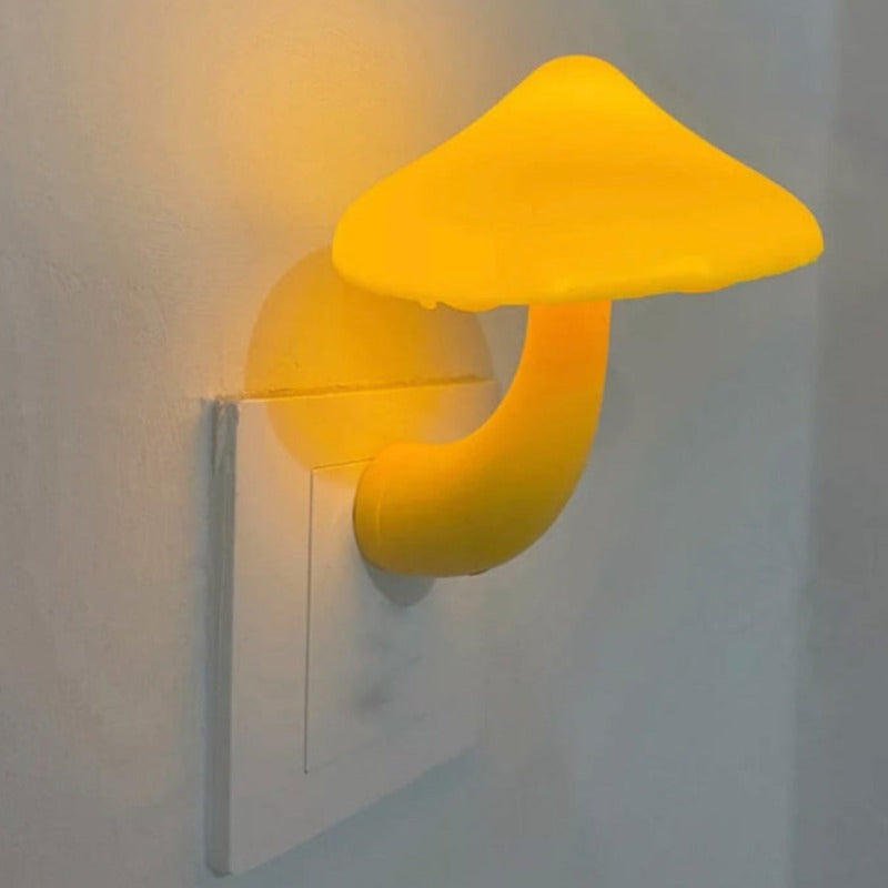 Mushroom Wall Light With Changing Theme-LED Solar Fairy Lights