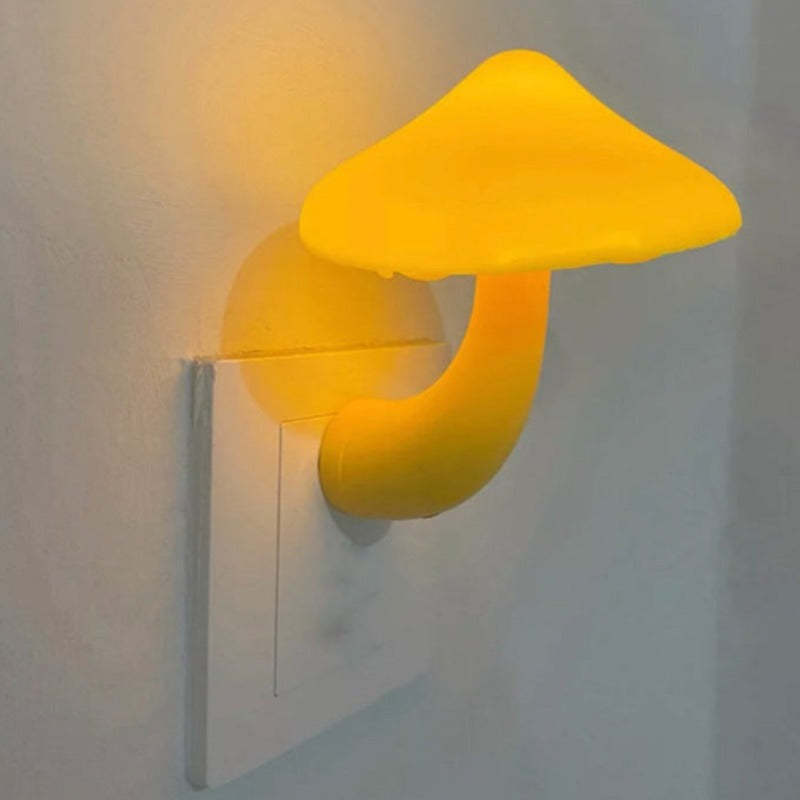 Mushroom Wall Light With Changing Theme-LED Solar Fairy Lights