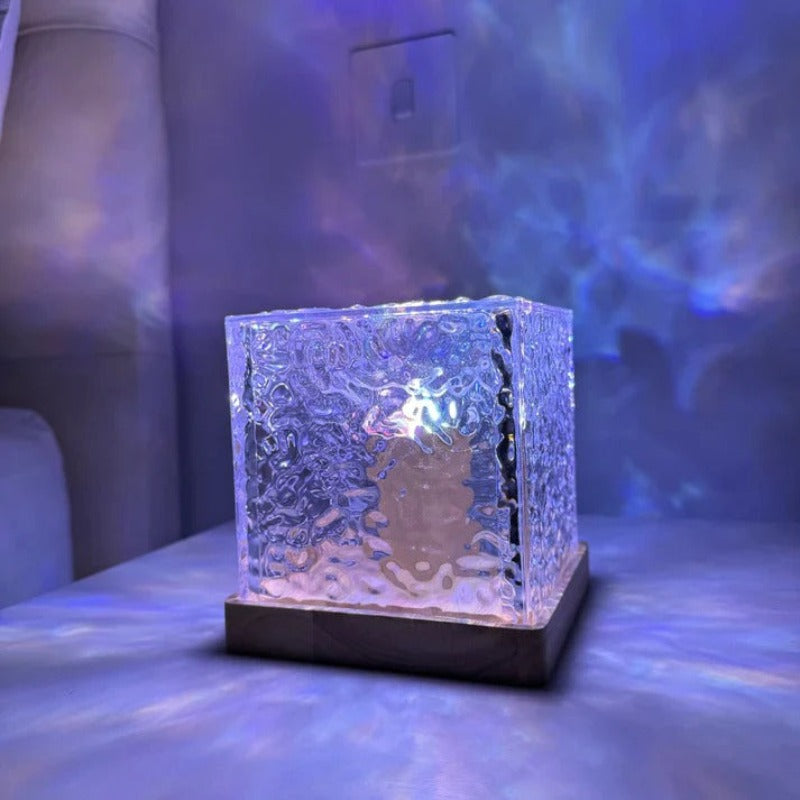 Tessaract Cube With Mystique Illumination-LED Solar Fairy Lights