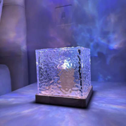 Tessaract Cube With Mystique Illumination-LED Solar Fairy Lights