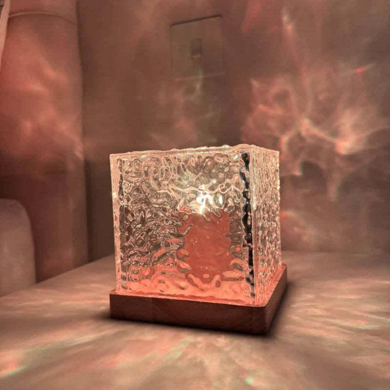 Tessaract Cube With Mystique Illumination-LED Solar Fairy Lights