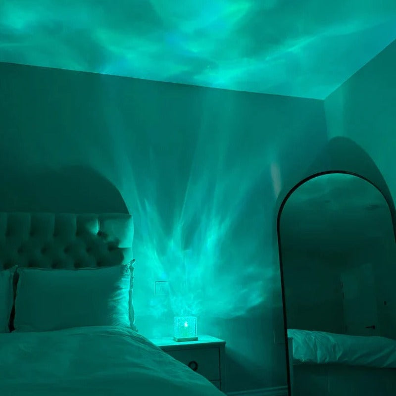 Tessaract Cube With Mystique Illumination-LED Solar Fairy Lights