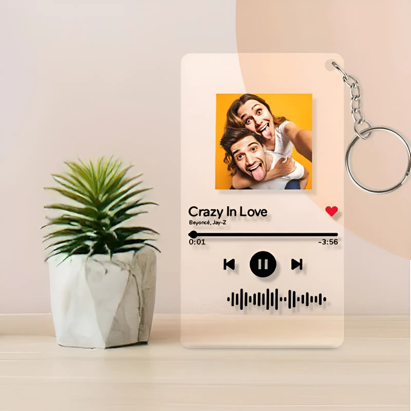 Personalized Song And Name Acrylic Glass Gift-LED Solar Fairy Lights