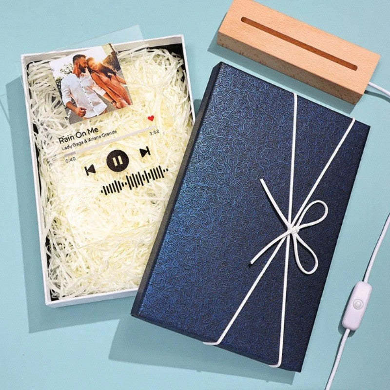 Personalized Song And Name Acrylic Glass Gift-LED Solar Fairy Lights