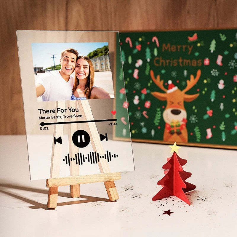 Personalized Song And Name Acrylic Glass Gift-LED Solar Fairy Lights