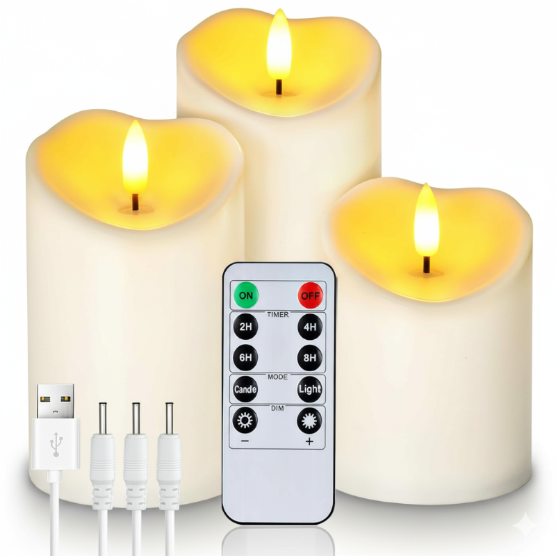 Rechargeable Flameless Candles