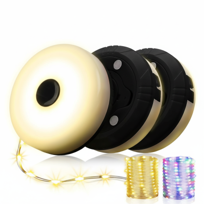 Rechargeable Tent Lights String With 8 Lighting Modes With Hanging Waterproof Portable LED Lamp