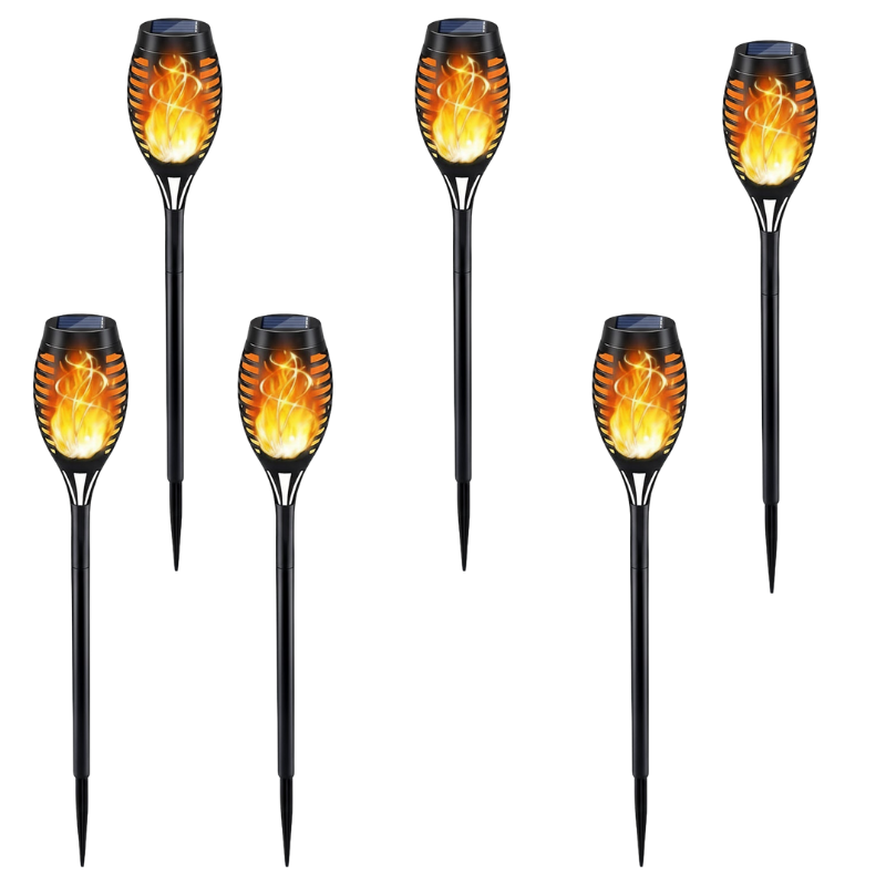 Solar Flickering Flame Effect Garden Lights