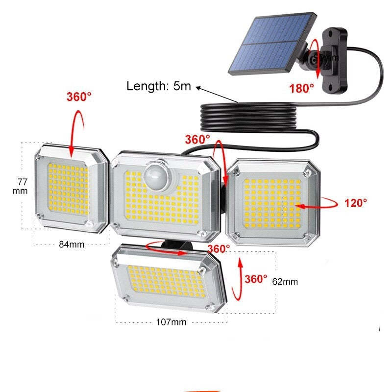 LED Solar Adjustable Lights-LED Solar Fairy Lights