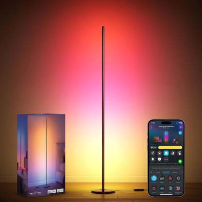 Modern RGBIC LED Floor Lamp For Corner-LED Solar Fairy Lights