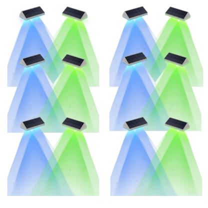 Solar Fence RGB Outdoor Decorative Garden Lights