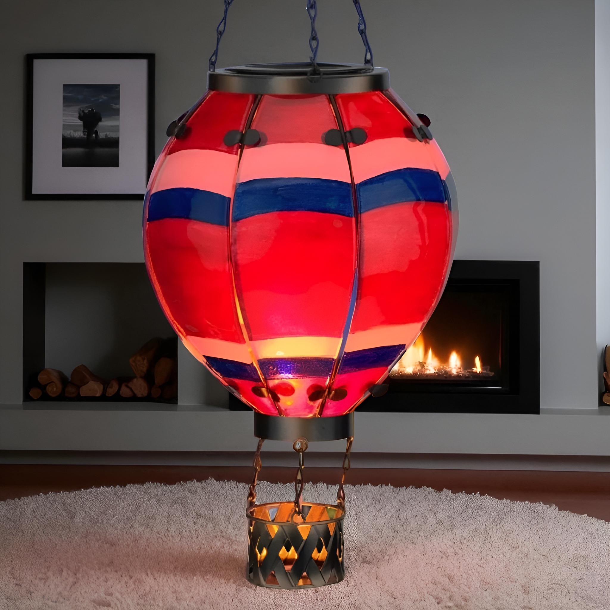Solar Hot Air Balloon Lantern