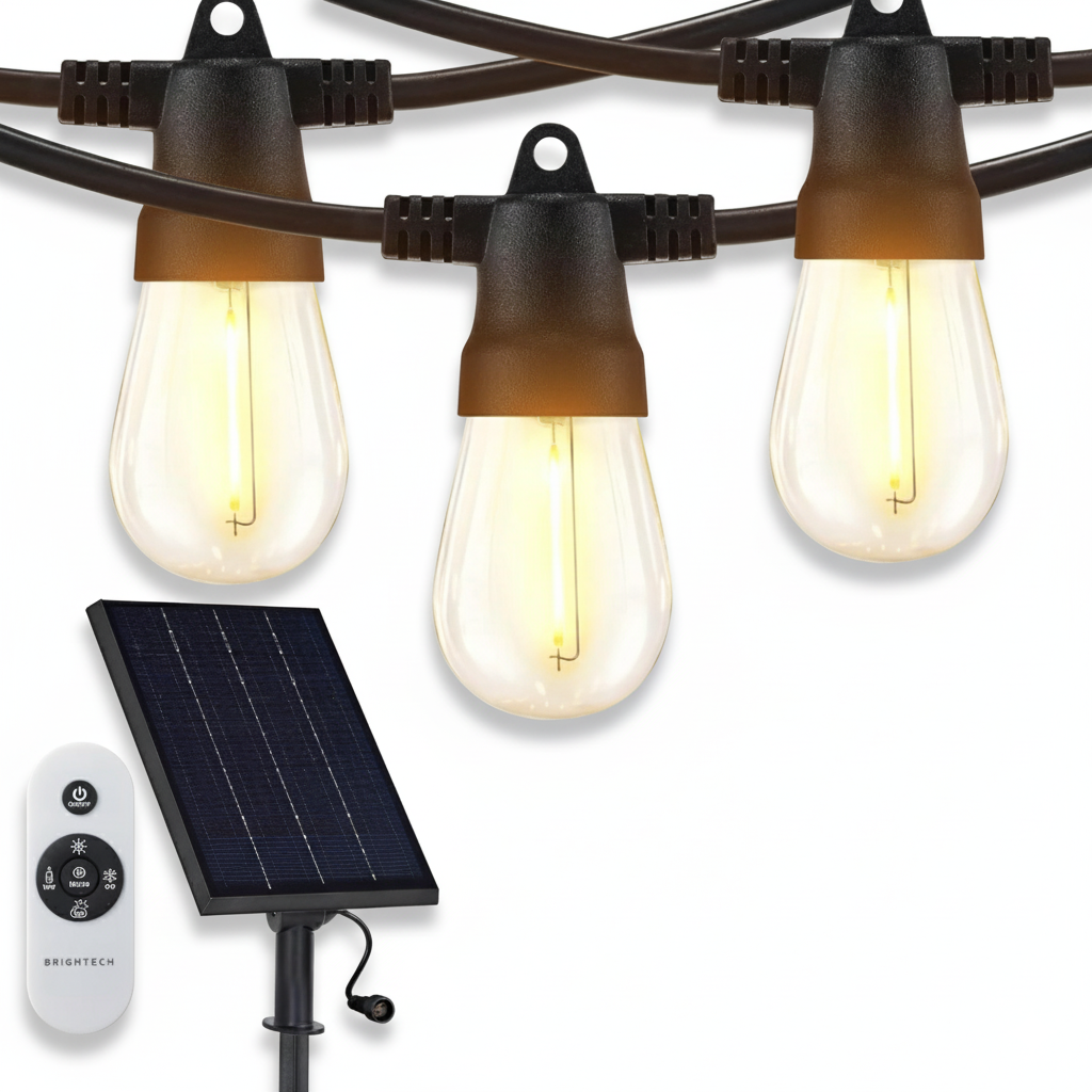 Solar Powered Outdoor Waterproof Remote Control String Lights