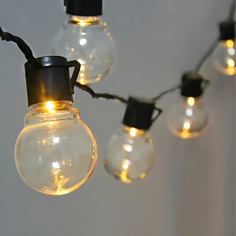 LED Globe Bulb String Lights