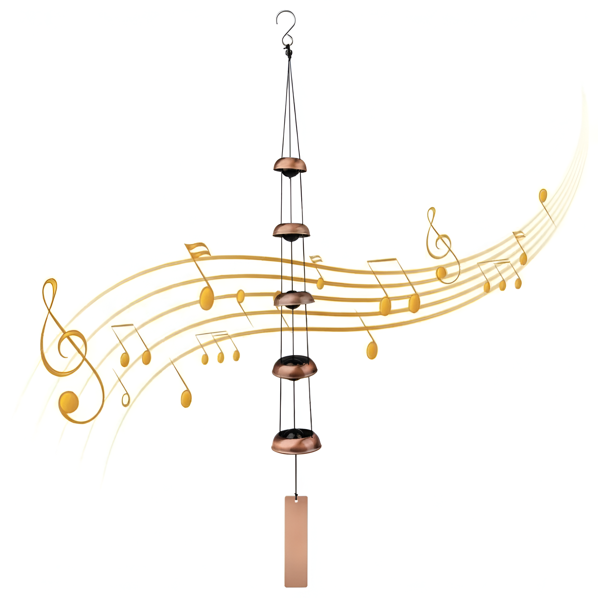 Pagoda Style Wind Chimes For Outdoor Decor