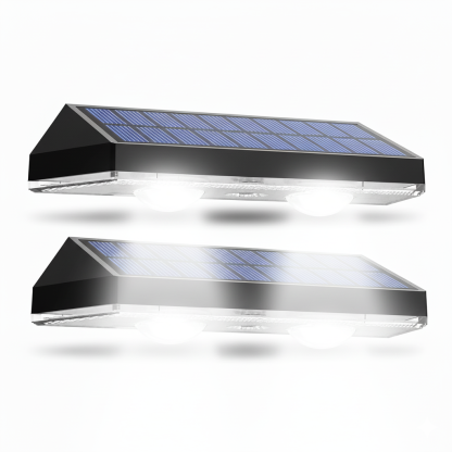 Solar Fence Lights Outdoor 8 Pack Waterproof LED 3 Mode