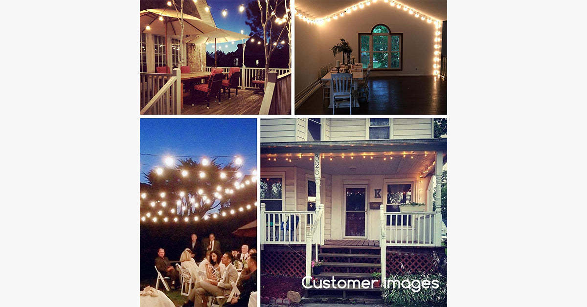 Globe String Lights-LED Solar Fairy Lights