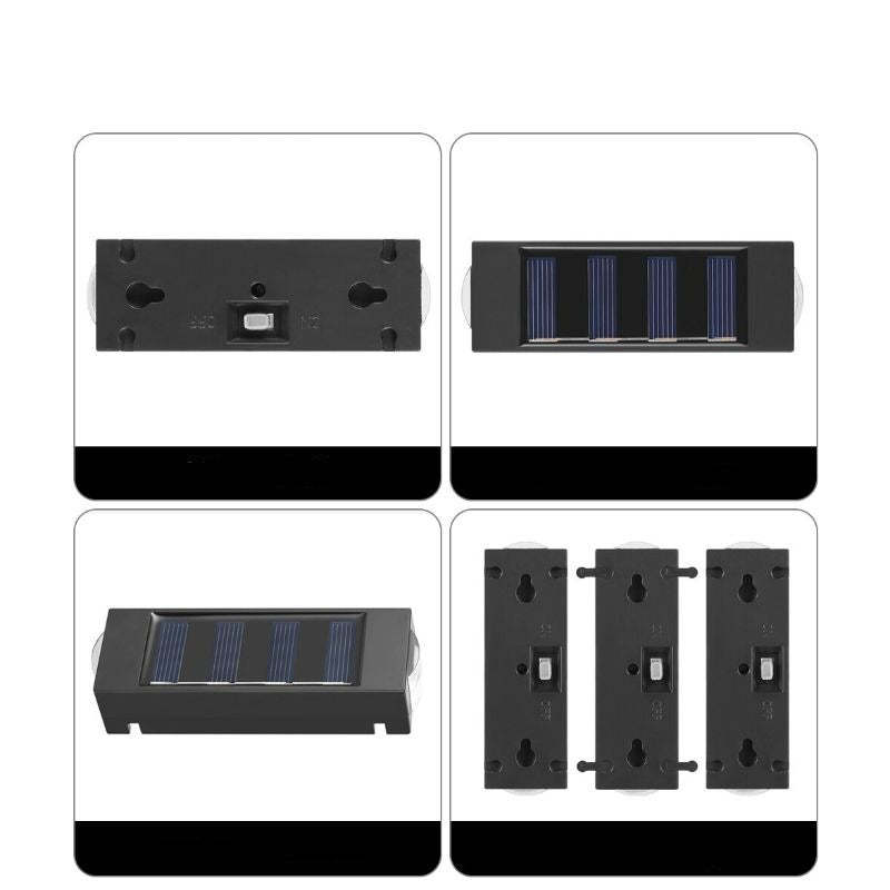 2 LED Solar 8 Pieces Wall Lamp-LED Solar Fairy Lights