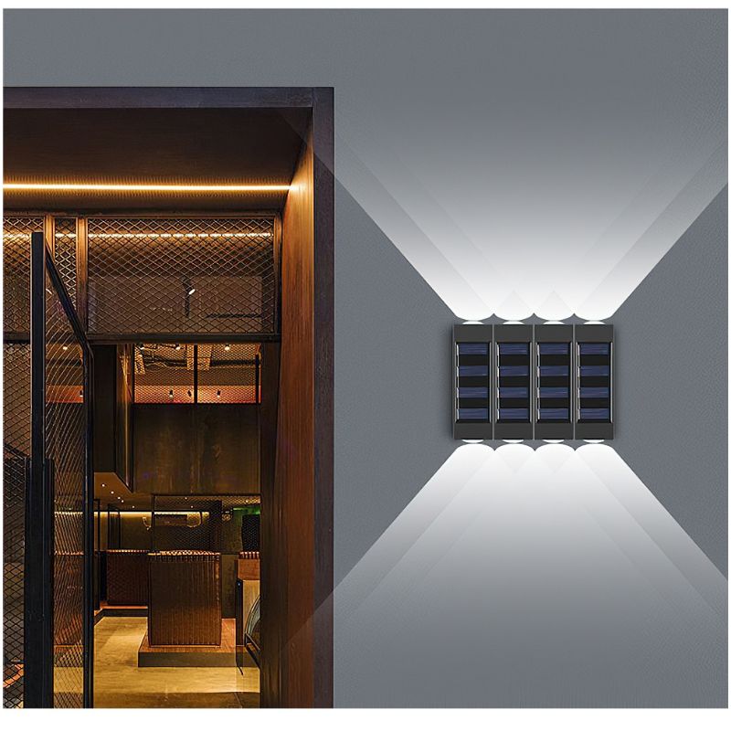 2 LED Solar 4 Pieces Wall Lamp-LED Solar Fairy Lights