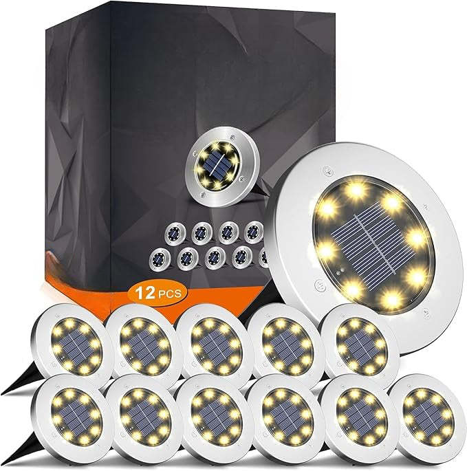 Solar Powered Ground Lights For Yard-LED Solar Fairy Lights