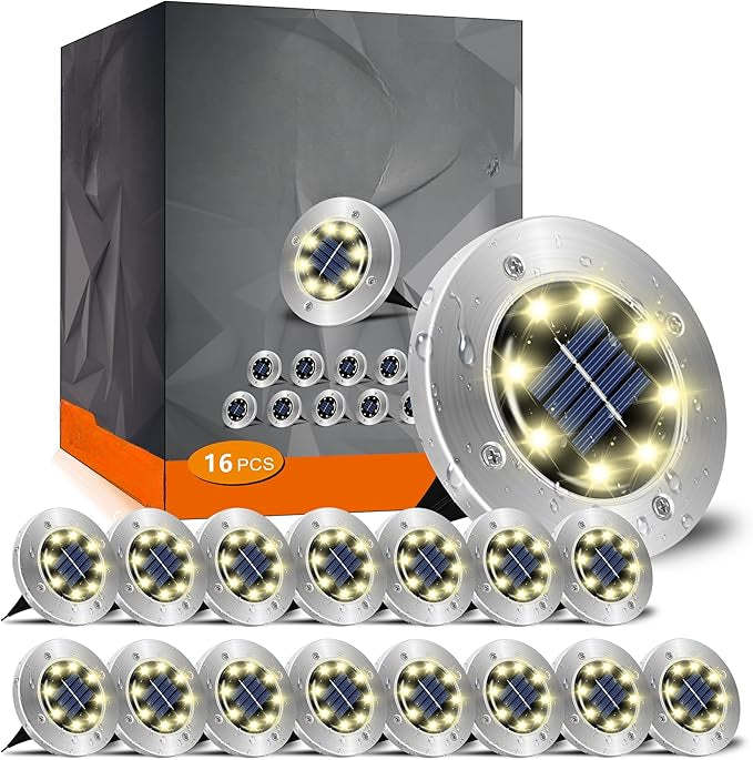Solar Powered Ground Lights For Yard-LED Solar Fairy Lights