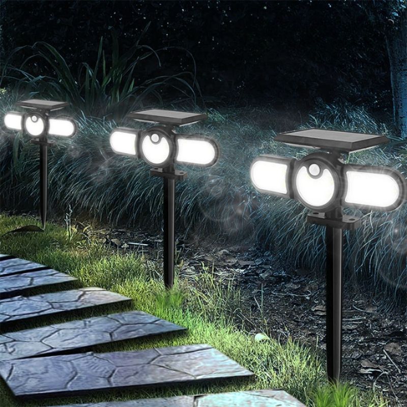 Three Head Lighting Landscape Spotlights-LED Solar Fairy Lights