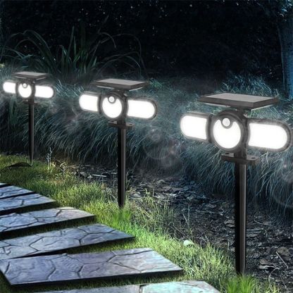 Three Head Lighting Landscape Spotlights-LED Solar Fairy Lights