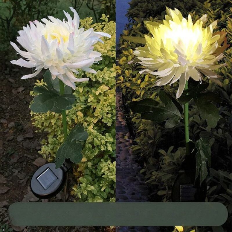 Solar Chrysanthemum Outdoor Decorative Lamp-LED Solar Fairy Lights