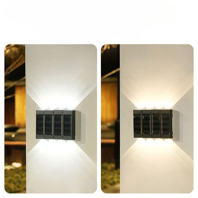 2 LED Solar 4 Pieces Wall Lamp-LED Solar Fairy Lights