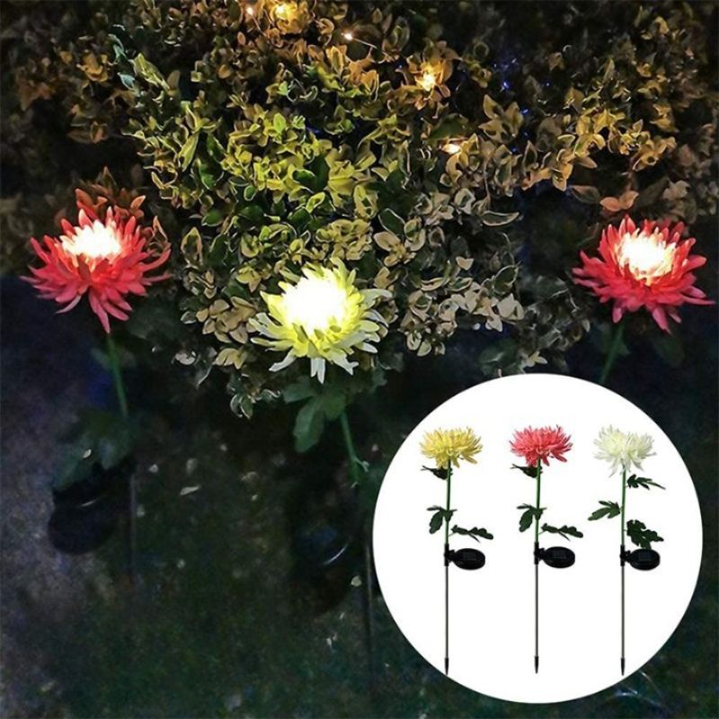 Solar Chrysanthemum Outdoor Lights-LED Solar Fairy Lights