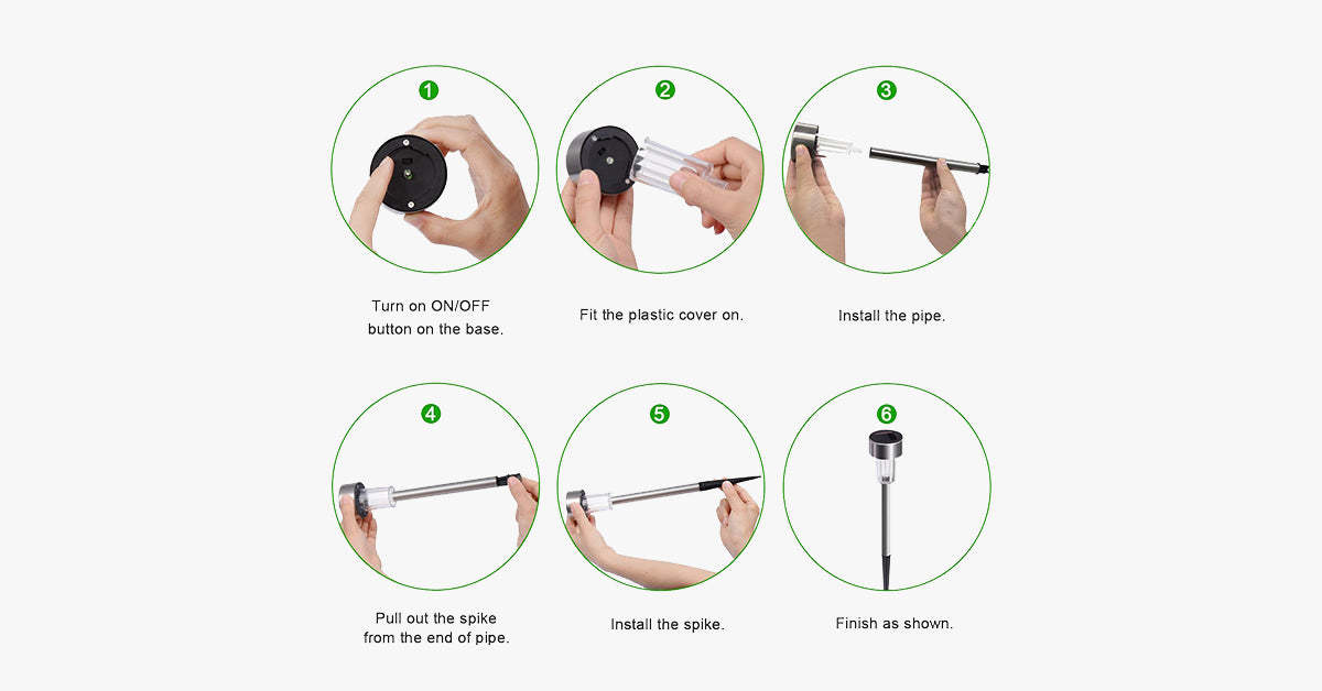 Solar Garden Pathway Light-LED Solar Fairy Lights