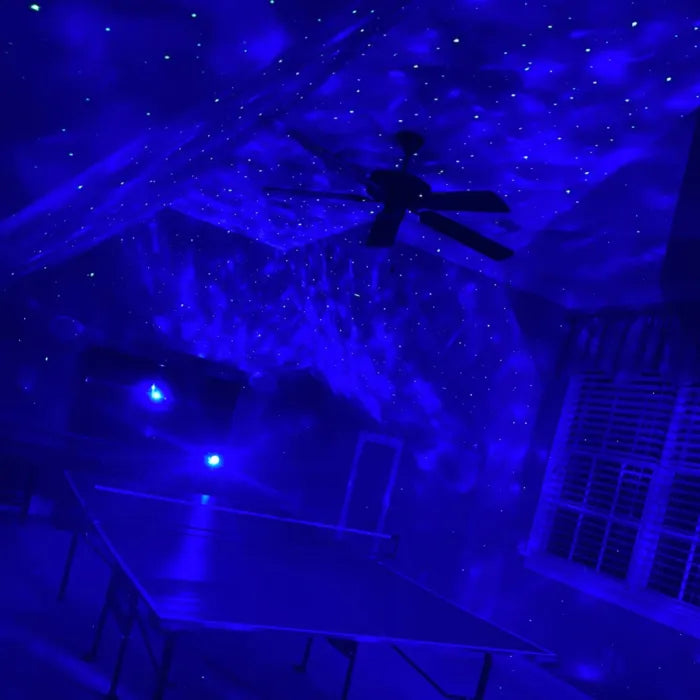 Smart Galaxy Star Projector with App Control and Customizable Lighting-LED Solar Fairy Lights