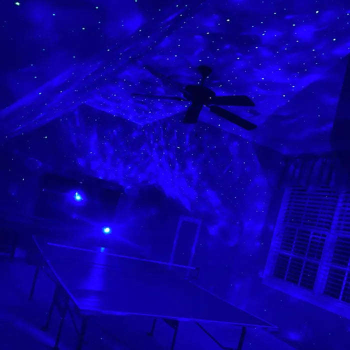 Smart Galaxy Star Projector with App Control and Customizable Lighting-LED Solar Fairy Lights
