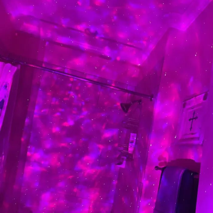 Smart Galaxy Star Projector with App Control and Customizable Lighting-LED Solar Fairy Lights