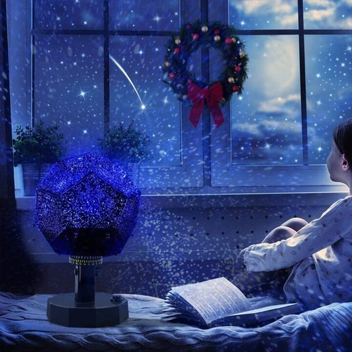 Starry Sky Galaxy Projector Lamp-LED Solar Fairy Lights
