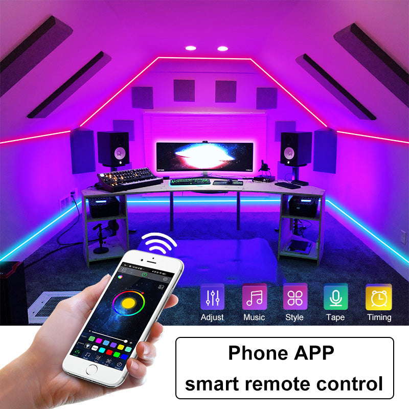 Multicolor LED Strip Lights With Remote Control For Home Decoration And Special Occasions-LED Solar Fairy Lights