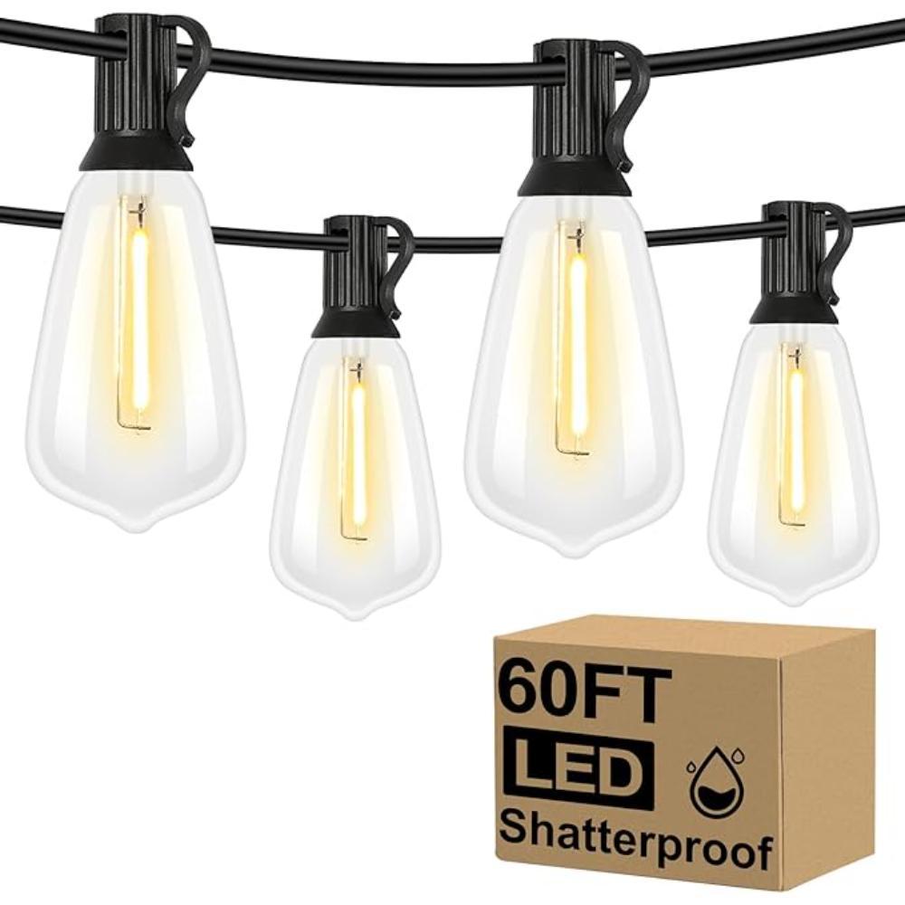 Weatherproof And Shatterproof String Lights For Patio-LED Solar Fairy Lights