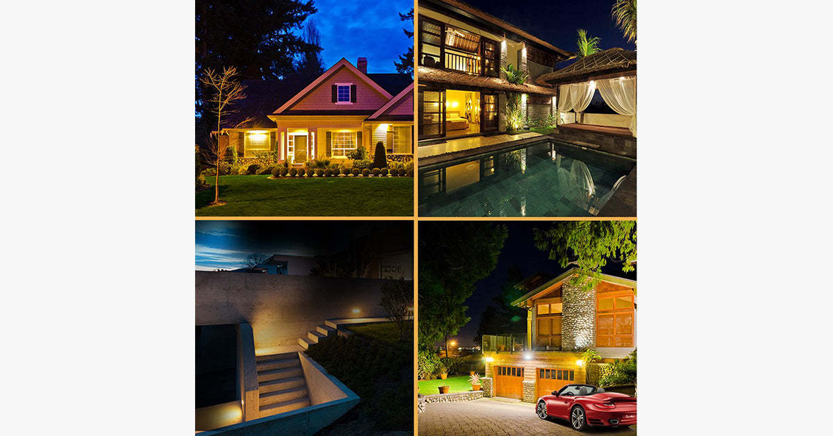 Motion Sensor Wide Angle Security Light-LED Solar Fairy Lights