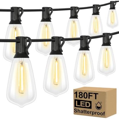 Weatherproof And Shatterproof String Lights For Patio-LED Solar Fairy Lights