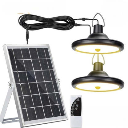 Solar Outdoor Light Double Head-LED Solar Fairy Lights