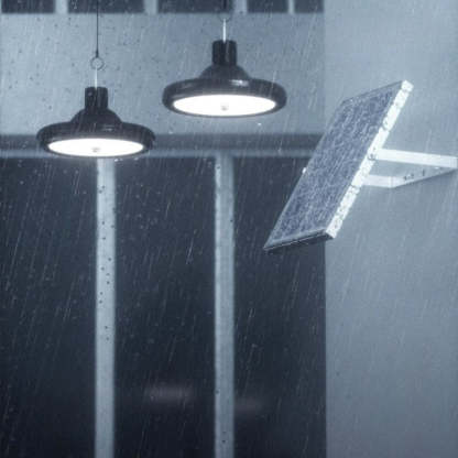 Solar Outdoor Light Double Head-LED Solar Fairy Lights