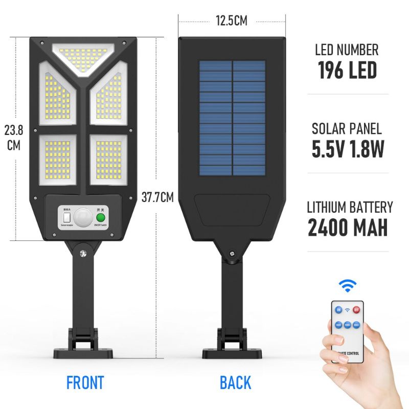 196 LED Solar Street Lights-LED Solar Fairy Lights