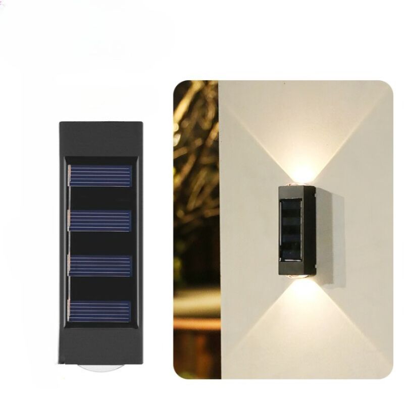 2 LED Solar Wall Lamp-LED Solar Fairy Lights
