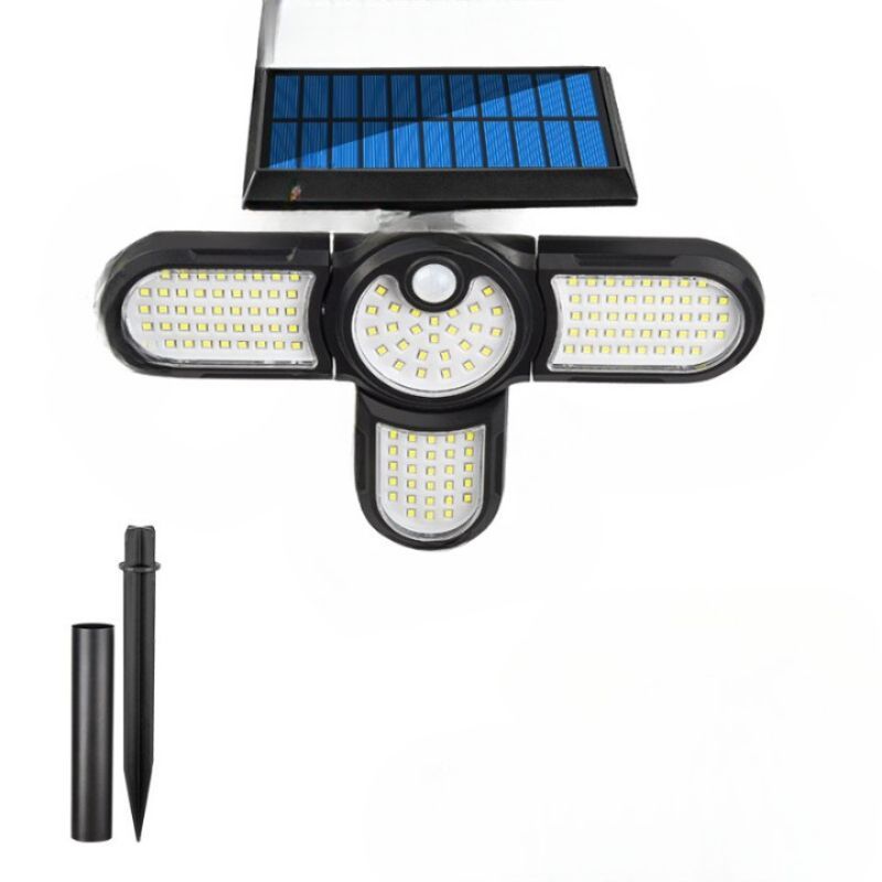 Four Heads LED Outdoor Solar Lamp-LED Solar Fairy Lights