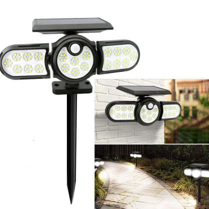Three Head Lighting Landscape Spotlights-LED Solar Fairy Lights