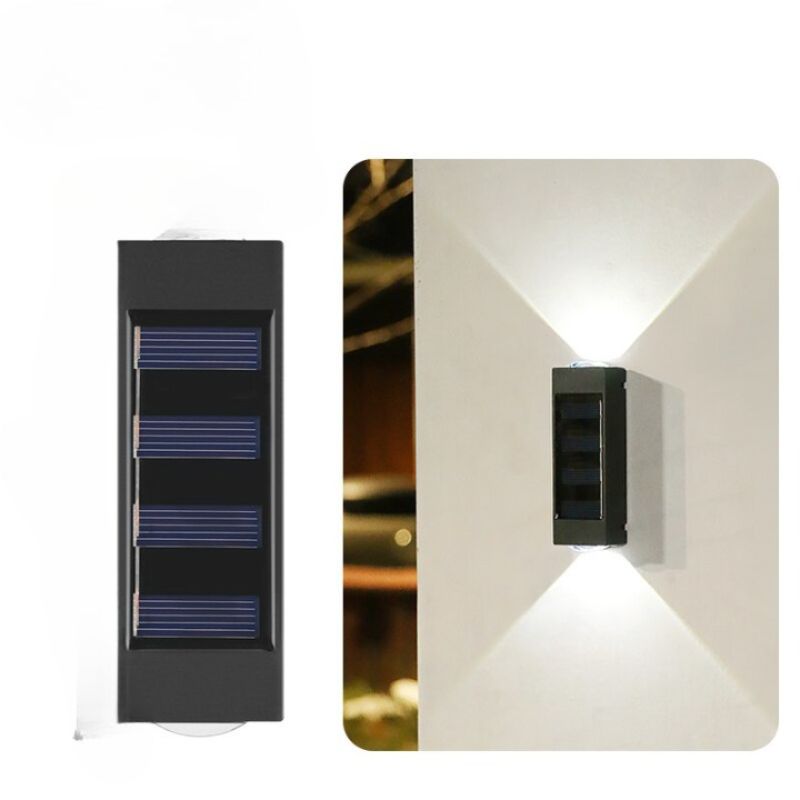 2 LED Solar Wall Lamp-LED Solar Fairy Lights