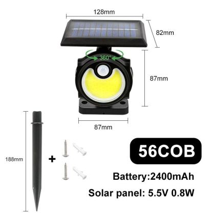 One Head LED Outdoor Solar Lamp-LED Solar Fairy Lights