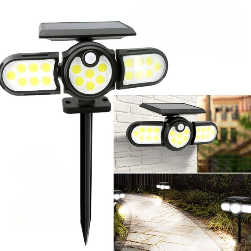 Three Head Lighting Landscape Spotlights-LED Solar Fairy Lights